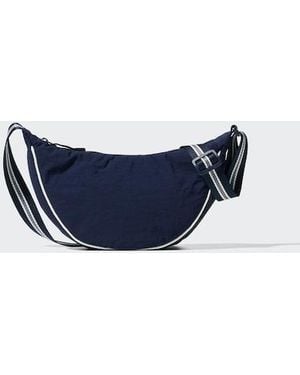 Uniqlo Round Mini Shoulder Bag (Lined) - Blue