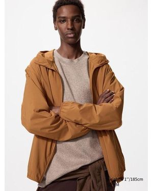 Uniqlo Parka Plegable Protección Uv - Marrón