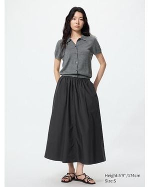 Uniqlo Gonna Lunga Svasata - Nero