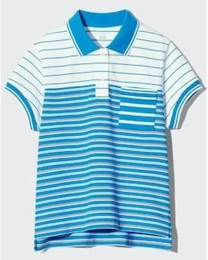 Uniqlo Mini Polo Shirt (Striped) - Blue