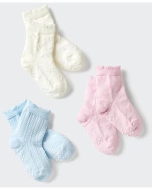 Uniqlo Socks (3 Pairs) - Pink