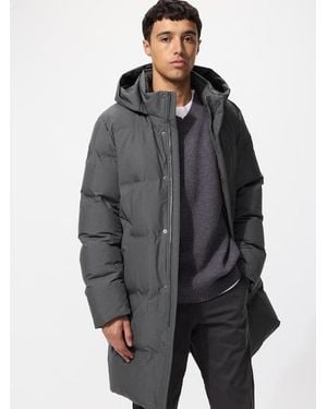 Uniqlo Seamless Down Coat - Grey