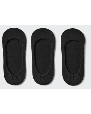 Uniqlo No-Show Socks (Low Cut, 3 Pairs) - Black