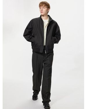 Uniqlo Pleated Wide Trousers (Longer) - Black