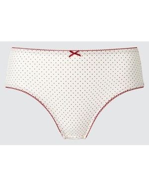 Uniqlo Bikini Briefs (Dotted) - Natural