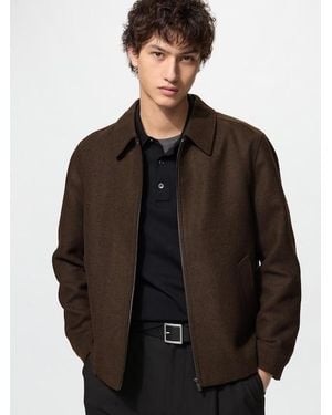 Uniqlo Single Collar Short Blouson - Black