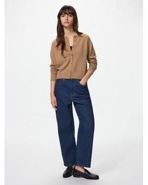 Uniqlo High Rise Straight Jeans - Blue