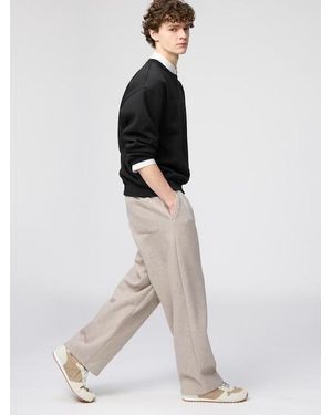 Uniqlo Sweat Wide Trousers - White