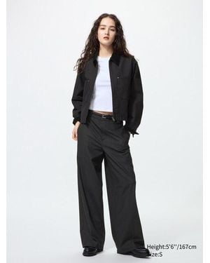 Uniqlo Pantalón Smart Ancho - Blanco