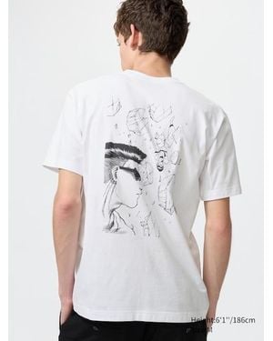Uniqlo Manga Ut Shueisha 100Th Graphic T-Shirt (Yu Yu Hakusho) - White