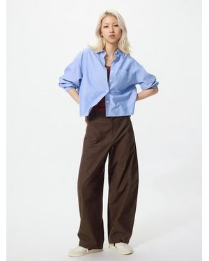 Uniqlo Jersey Barrel Leg Trousers - Multicolour