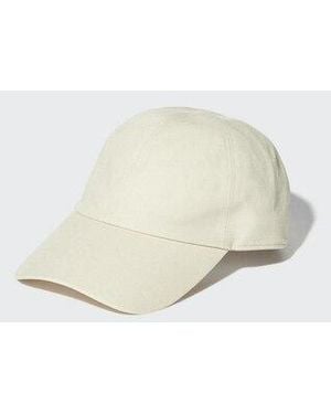 Uniqlo Adjustable Linen Blend Cap - White