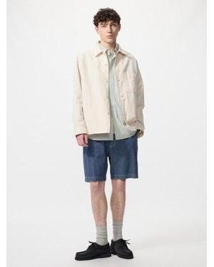 Uniqlo Easy Stretch Shorts (Denim) - White