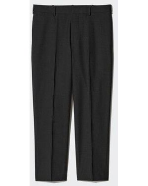 Uniqlo Pantalón Smart Tobillero (Largo) - Negro