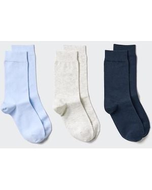 Uniqlo Socks (3 Pairs) - Blue