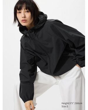 Uniqlo Uv Protection Pocketable Parka - Black