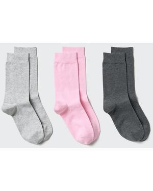 Uniqlo Socks (3 Pairs) - Pink
