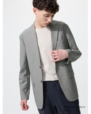 Uniqlo Airsense Jacket (Patterned) - Grey