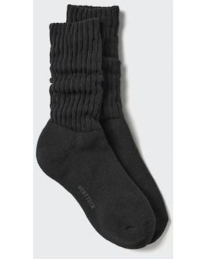 Uniqlo Heattech Thermo Loungesocken - Schwarz