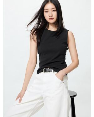 Uniqlo Double Lined Top (Sleeveless) - Black