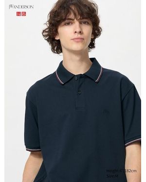 Uniqlo Polo Dry Piqué - Blu
