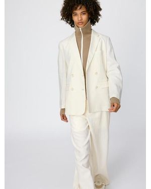 Uniqlo 100% Premium Linen Jacket - White