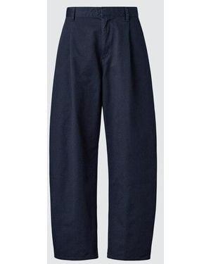 Uniqlo Barrel Trousers (Longer) - Blue