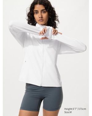 Uniqlo Ultra Stretch Active Full-Zip Jacket - White