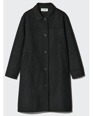 Uniqlo Abrigo Largo - Negro