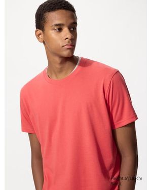 Uniqlo Dry Colour Crew Neck T-Shirt - Red