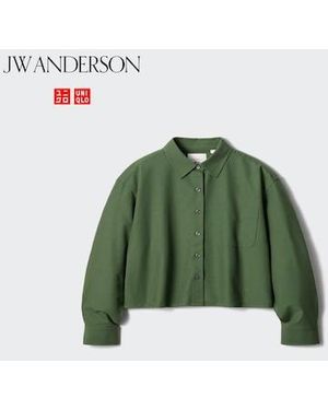 Uniqlo Oxford Boxy Shirt - Green