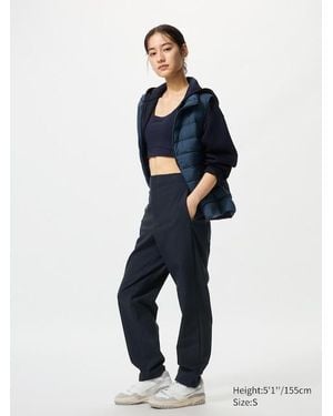 Uniqlo Pantalón Cálido Elástico (Corto) - Azul