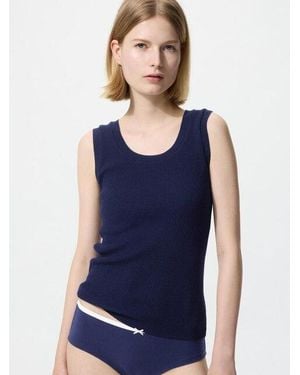 Uniqlo Top Con Reggiseno - Blu
