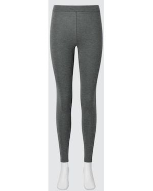 Uniqlo Heattech Extracálido Leggings Térmicos Cashmere Mezcla - Gris