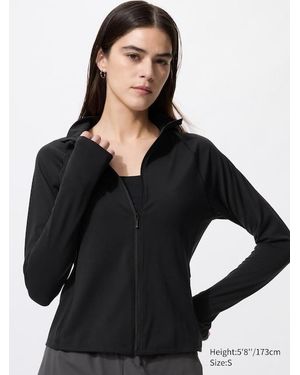 Uniqlo Ultra Stretch Active Full-Zip Jacket - Black
