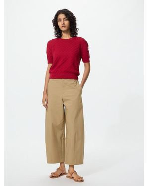 Uniqlo Barrel Ankle Trousers - Red
