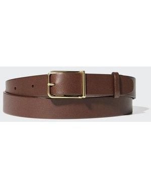 Uniqlo Clean Belt - White