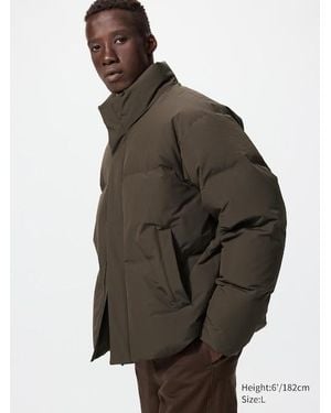 Uniqlo Chaqueta Plumas Sin Costuras - Marrón