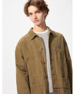 Uniqlo Chaqueta Pana - Marrón