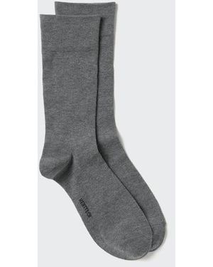 Uniqlo Heattech Socks (Soft Fit) - Grey
