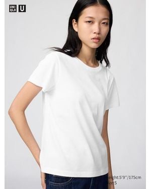 Uniqlo Camiseta 100% Algodón Supima - Blanco