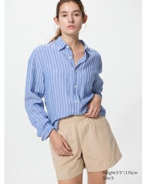 Uniqlo Cotton Easy Shorts - Blue