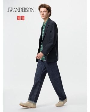 Uniqlo Selvedge Straight Jeans - Blue