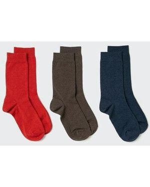 Uniqlo Socken (3 Paar) - Rot