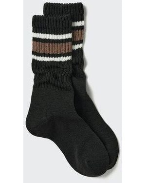 Uniqlo Heattech Thermo Socken - Schwarz