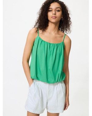 Uniqlo Balloon Gathered Camisole - Green
