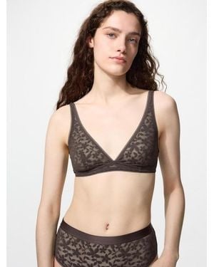 Uniqlo Büglelloser Bh (Spitze) - Schwarz