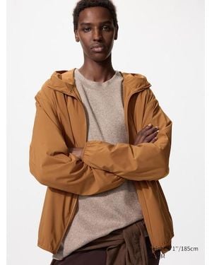 Uniqlo Parka Plegable Protección Uv - Marrón
