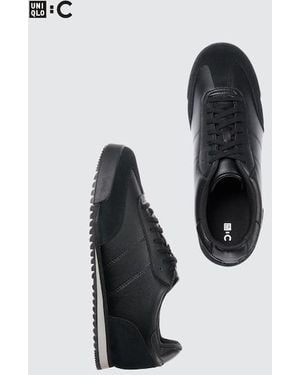 Uniqlo Suede Combination Trainers - White
