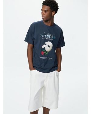 Uniqlo Musical Icons Ut Graphic T-Shirt (Phantom Of The Opera) - Blue